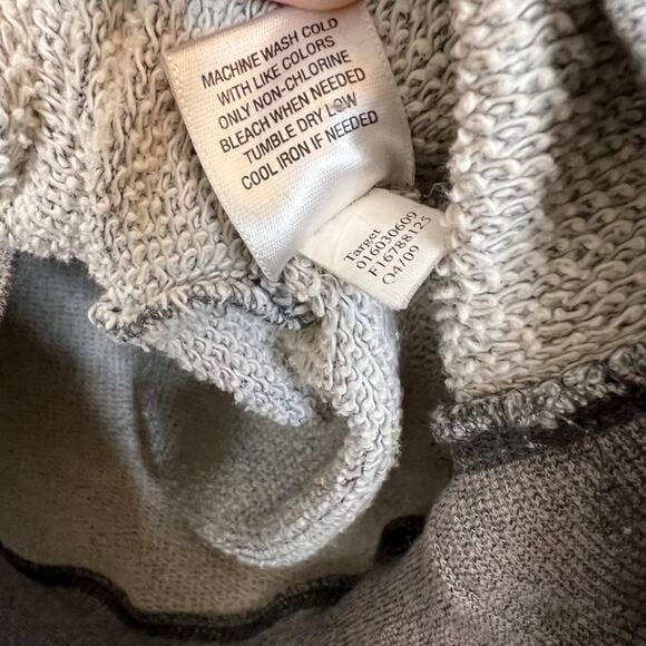 Converse Womens XSmall Gray Sweatshirt Hoodie XS Cropped Long Sleeve Top Cotton - Picture 9 of 10